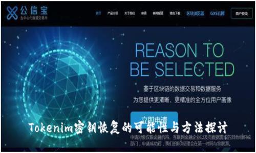 Tokenim密钥恢复的可能性与方法探讨